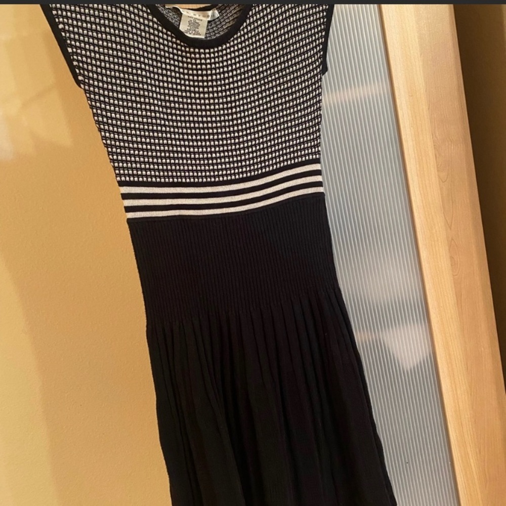 Max Studio Black and White Dress